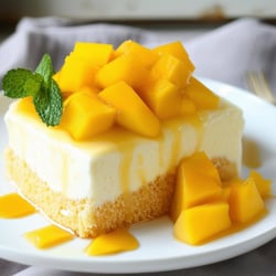 tres leches with mango